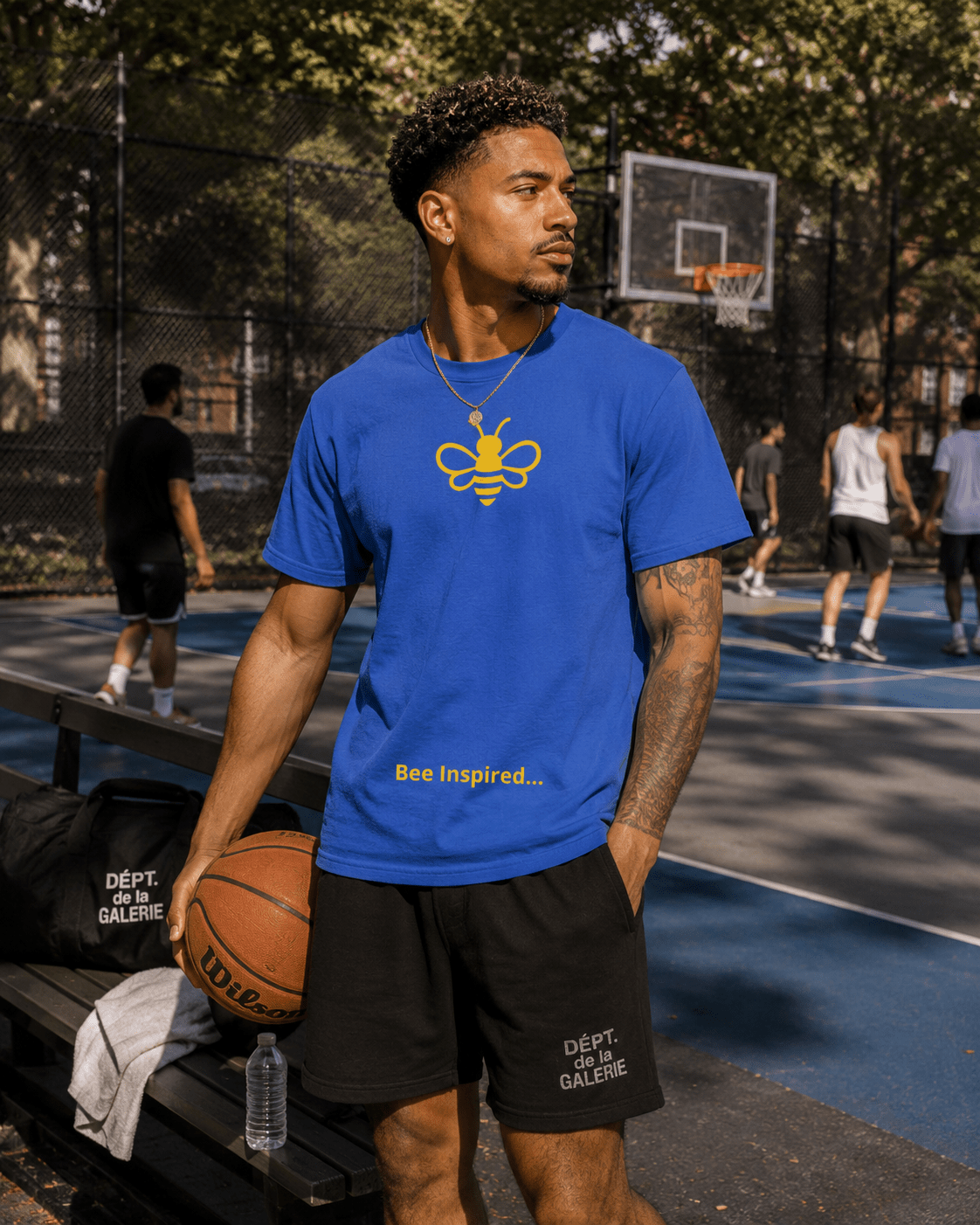MHA Bee Inspired T-Shirt featuring the signature Honey Bee design in a premium lifestyle look.