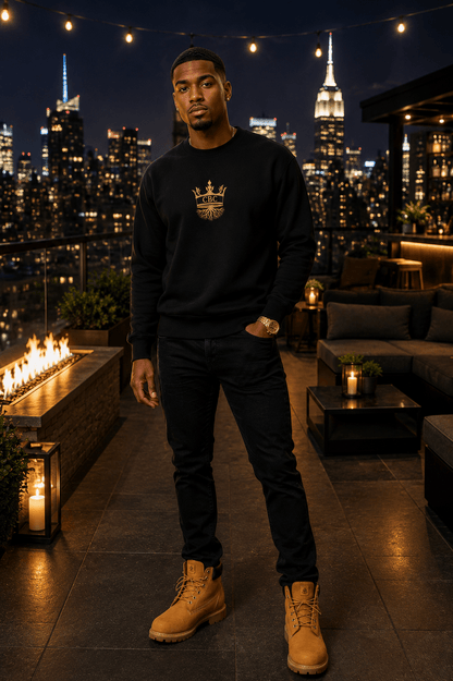 CBC (EMB) Sweatshirt (Royal Roots) lifestyle product image featuring CBC design and brand styling.