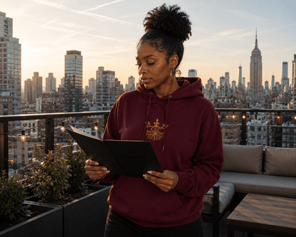 CBC (EMB) Hoodie (Royal Roots) lifestyle product image featuring CBC design and brand styling.