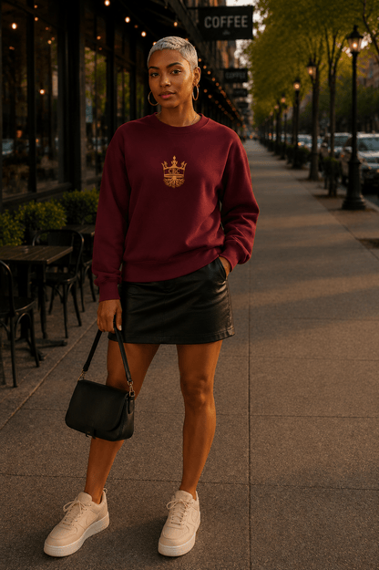 CBC (EMB) Sweatshirt (Royal Roots) lifestyle product image featuring CBC design and brand styling.