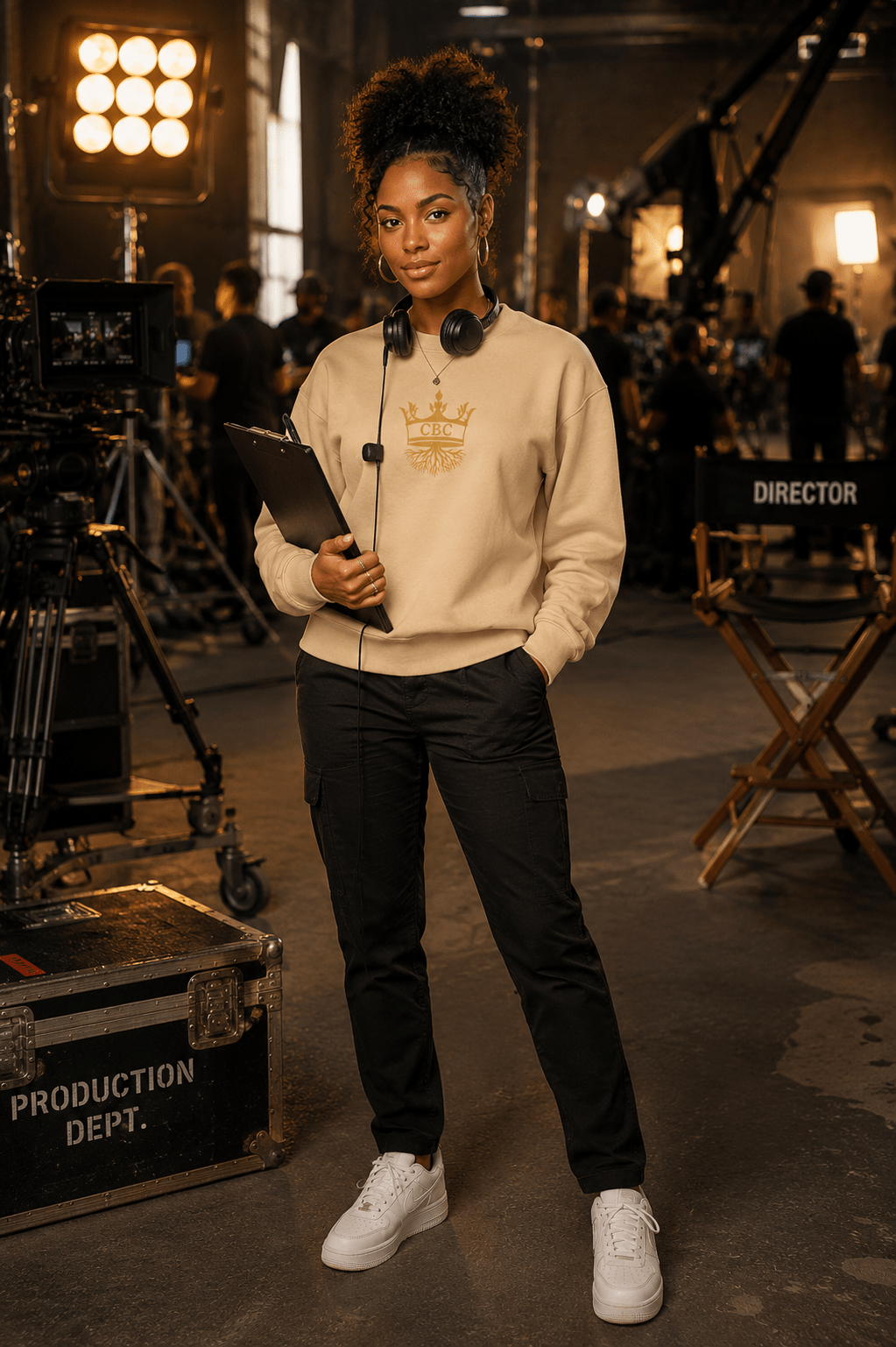 CBC (EMB) Sweatshirt (Royal Roots) lifestyle product image featuring CBC design and brand styling.