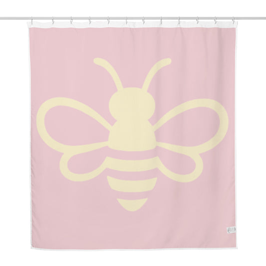 MHA Bee Inspired Shower (Red) Curtain – branded streetwear item