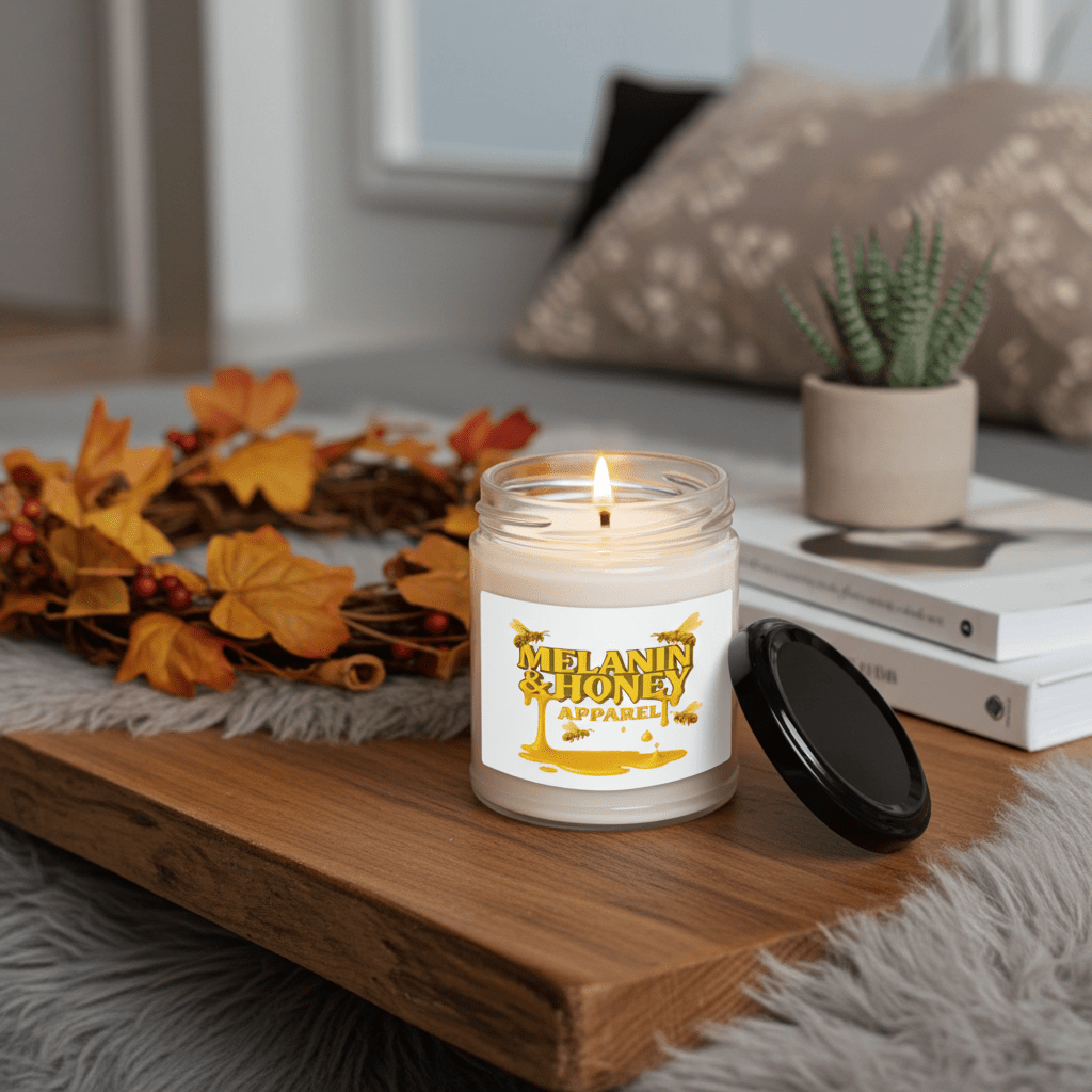 MHA Honey Drip Scented Candles lifestyle product image featuring MHA design and brand styling.