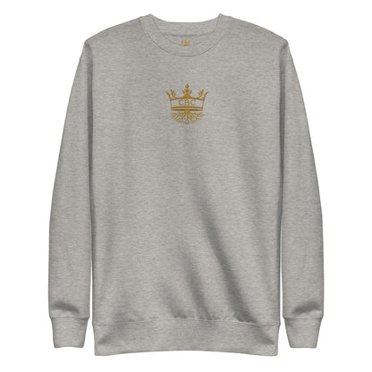 CBC The Crowning Crewneck featuring the signature Crowned by Culture design in a premium lifestyle look.