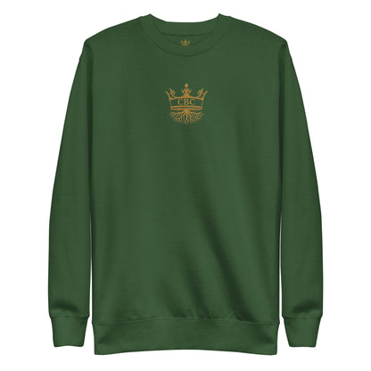 CBC The Crowning Crewneck featuring the signature Crowned by Culture design in a premium lifestyle look.