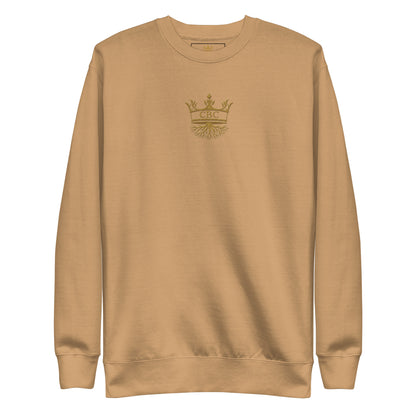 CBC (EMB) Sweatshirt (Royal Roots) lifestyle product image featuring CBC design and brand styling.