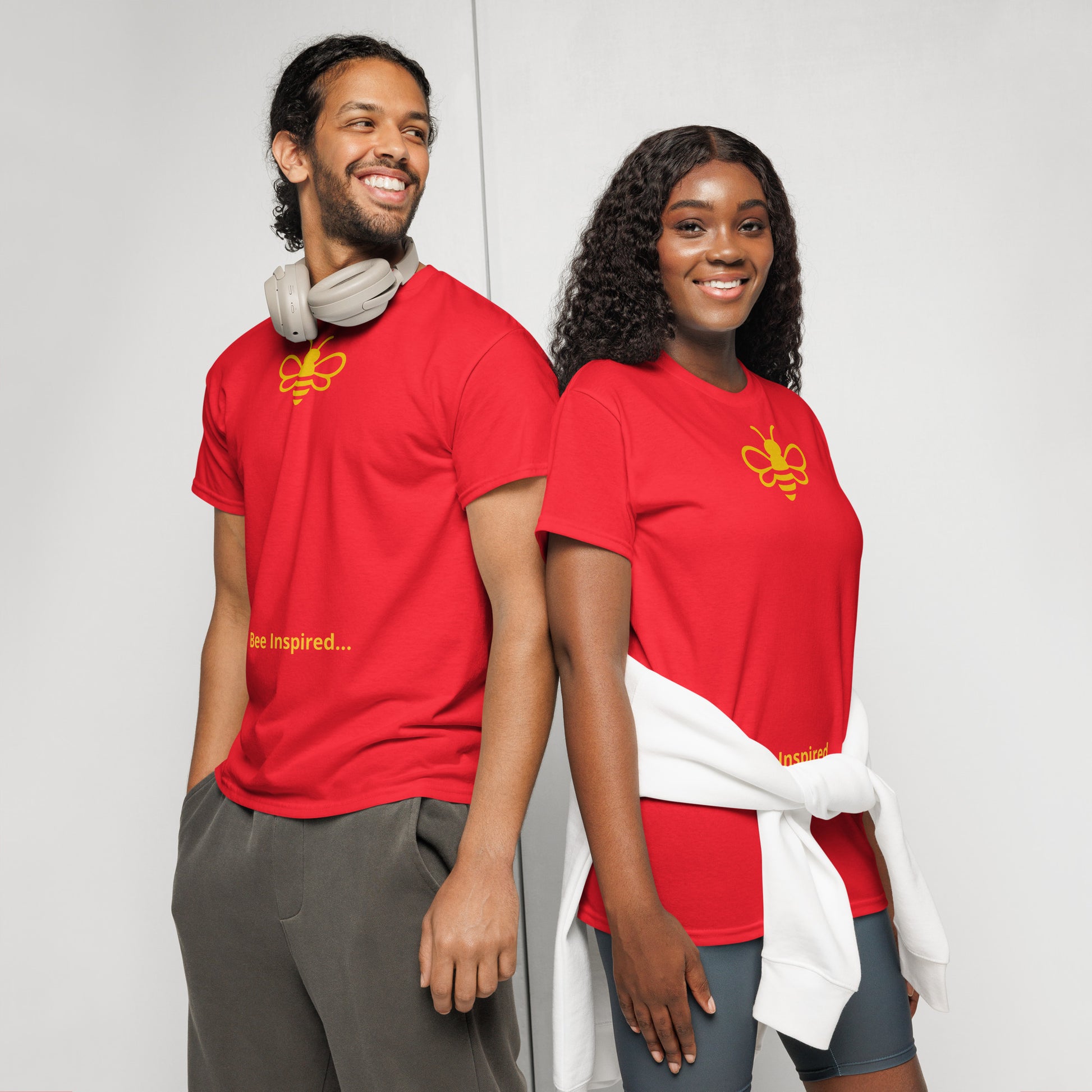 MHA Bee Inspired Short Sleeve T-Shirt – branded streetwear item