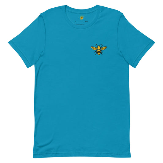 MHA Bee Classic Tee – Signature Edition lifestyle product image featuring MHA design and brand styling.
