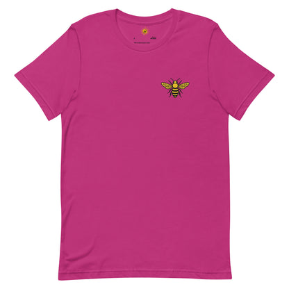 Unisex MHA Bee Classic Tee featuring the signature bee logo on the front.