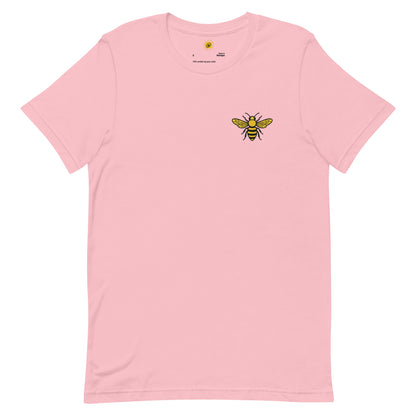 MHA Bee Classic Tee with a small bee emblem printed on the chest.