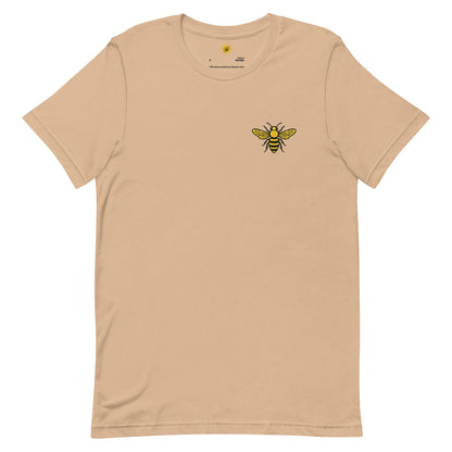 Unisex MHA Bee Classic Tee featuring the signature bee logo on the front.
