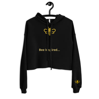 MHA Bee Inspired Crop Top Hoodie - branded streetwear item