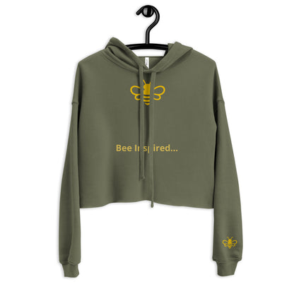 MHA Bee Inspired Crop Top Hoodie - branded streetwear item