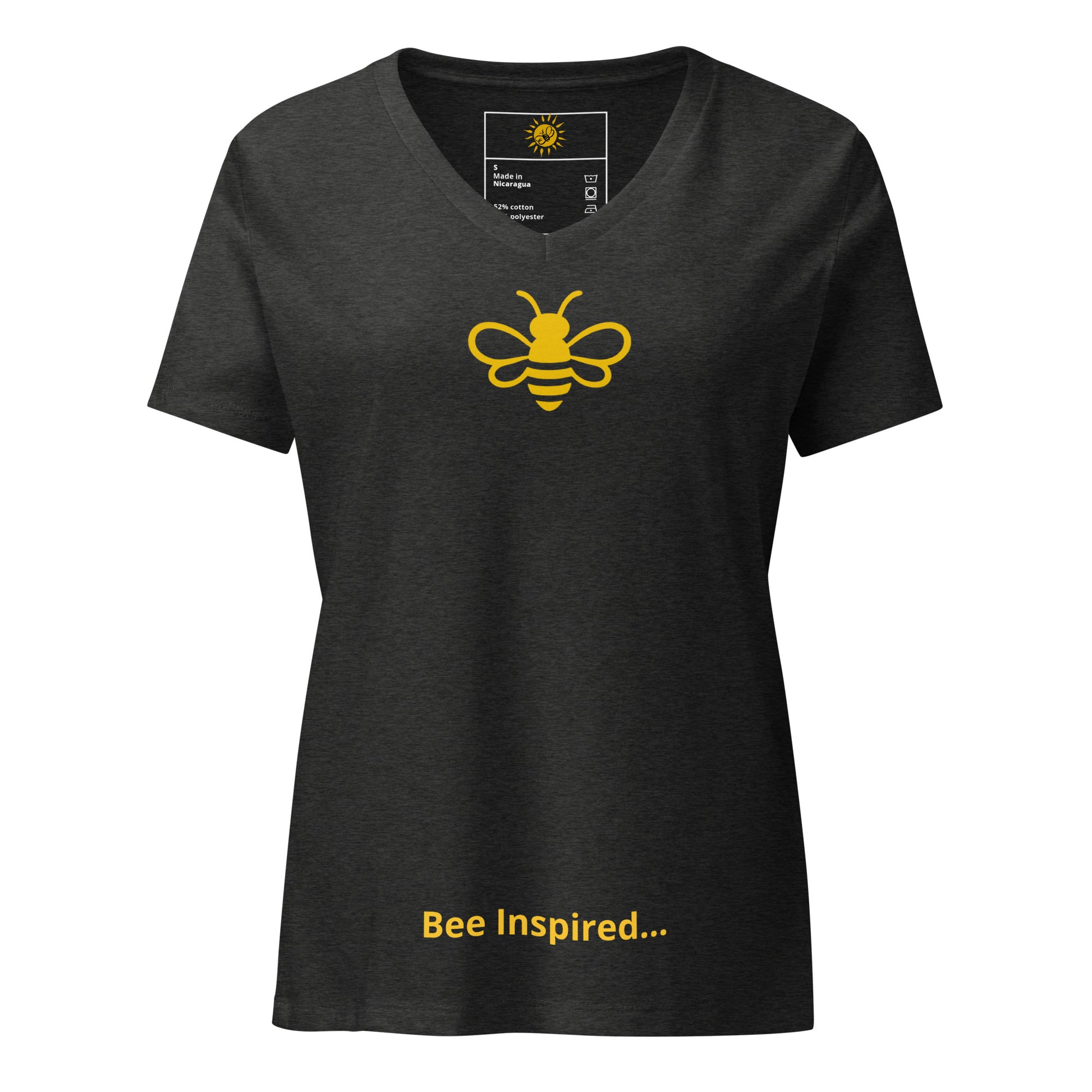 MHA Bee Inspired Women's V-Neck T-shirt – branded streetwear item