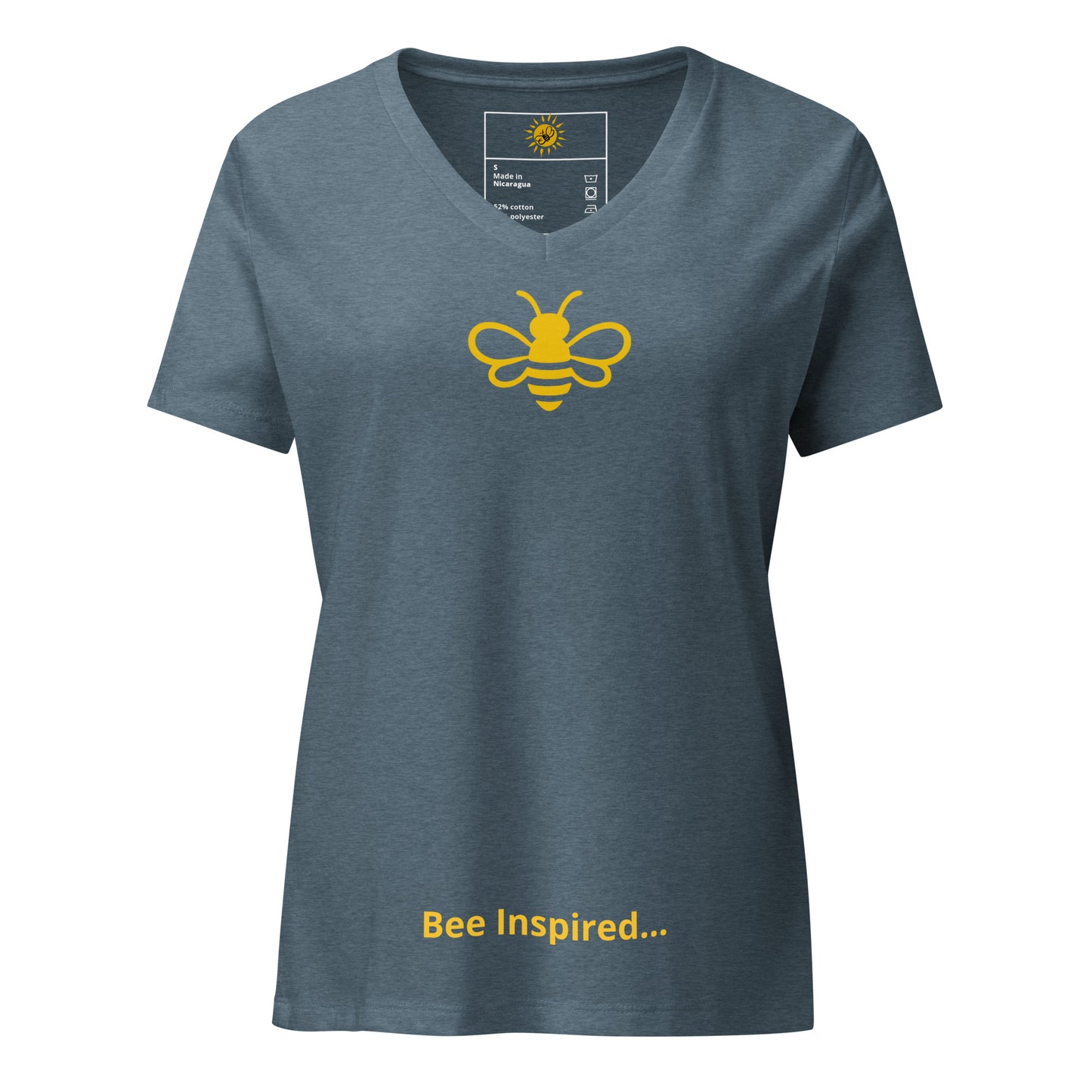 MHA Bee Inspired Women's V-Neck T-shirt – branded streetwear item