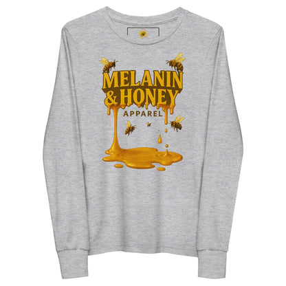MHA Honey Drip Youth Long Sleeve T-Shirt – branded streetwear item
