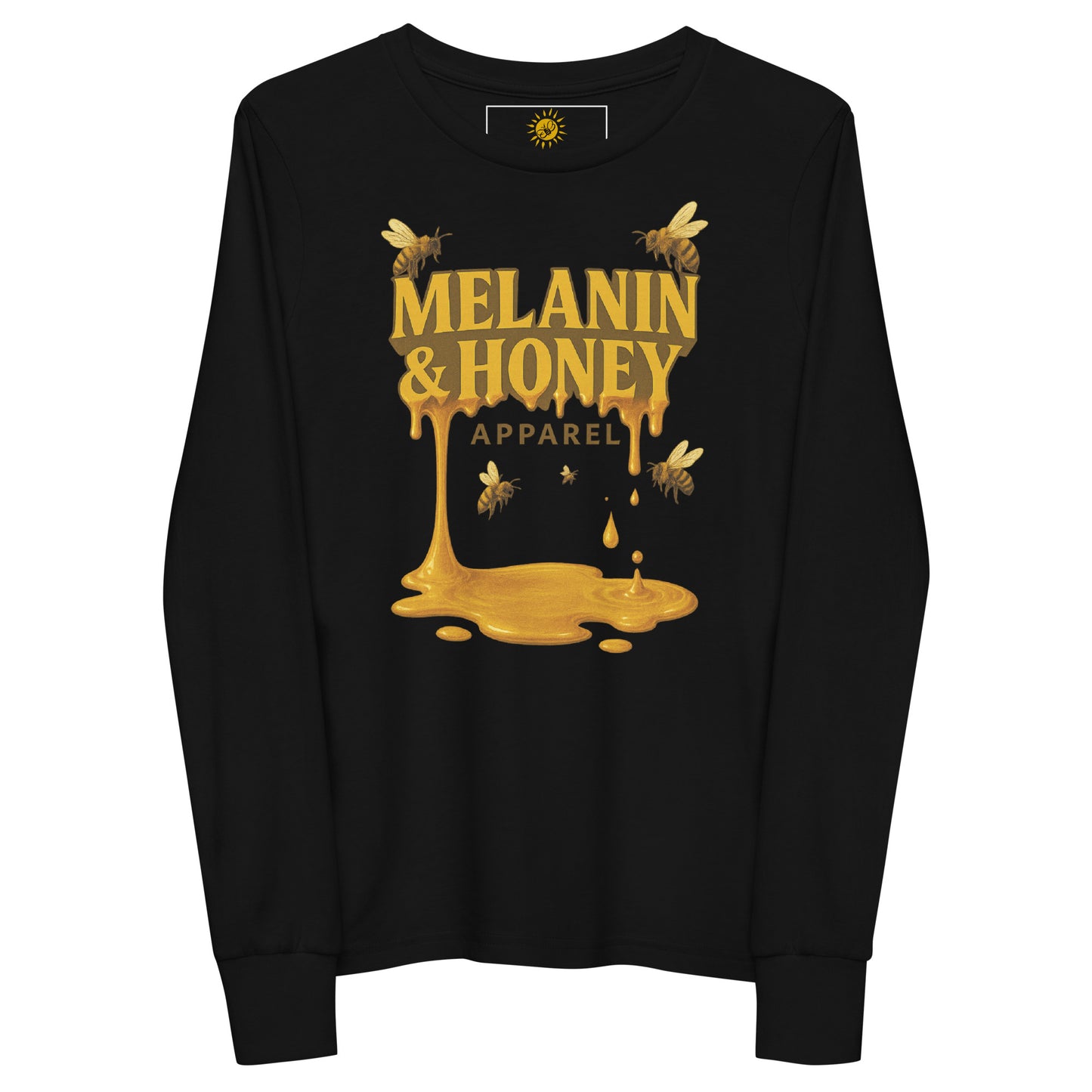MHA Honey Drip Youth Long Sleeve T-Shirt – branded streetwear item